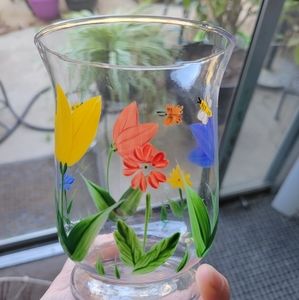 Painted vase/pencil holder/planter